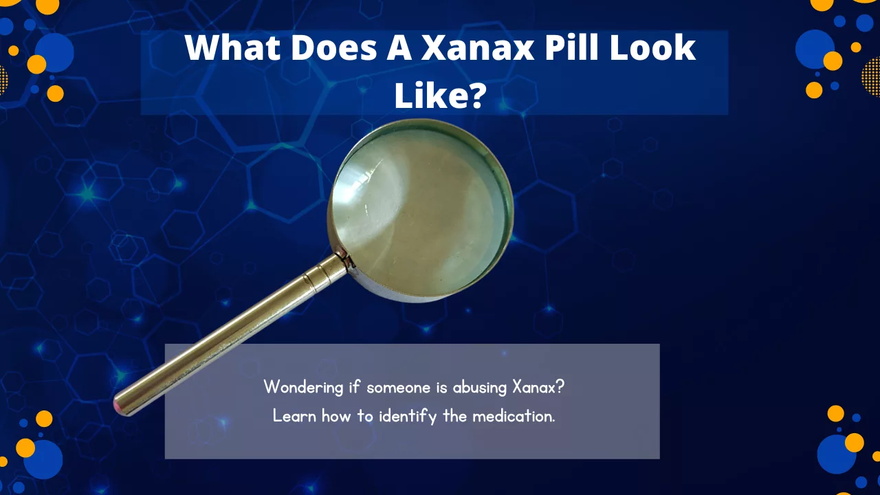 What does a xanax pill look like